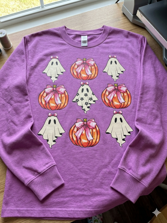 Girly Ghosts and Bow Pumpkins