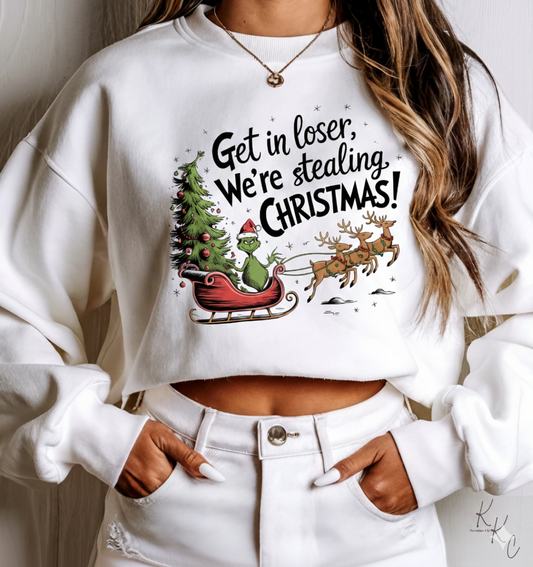 Get In Loser We're Stealing Christmas